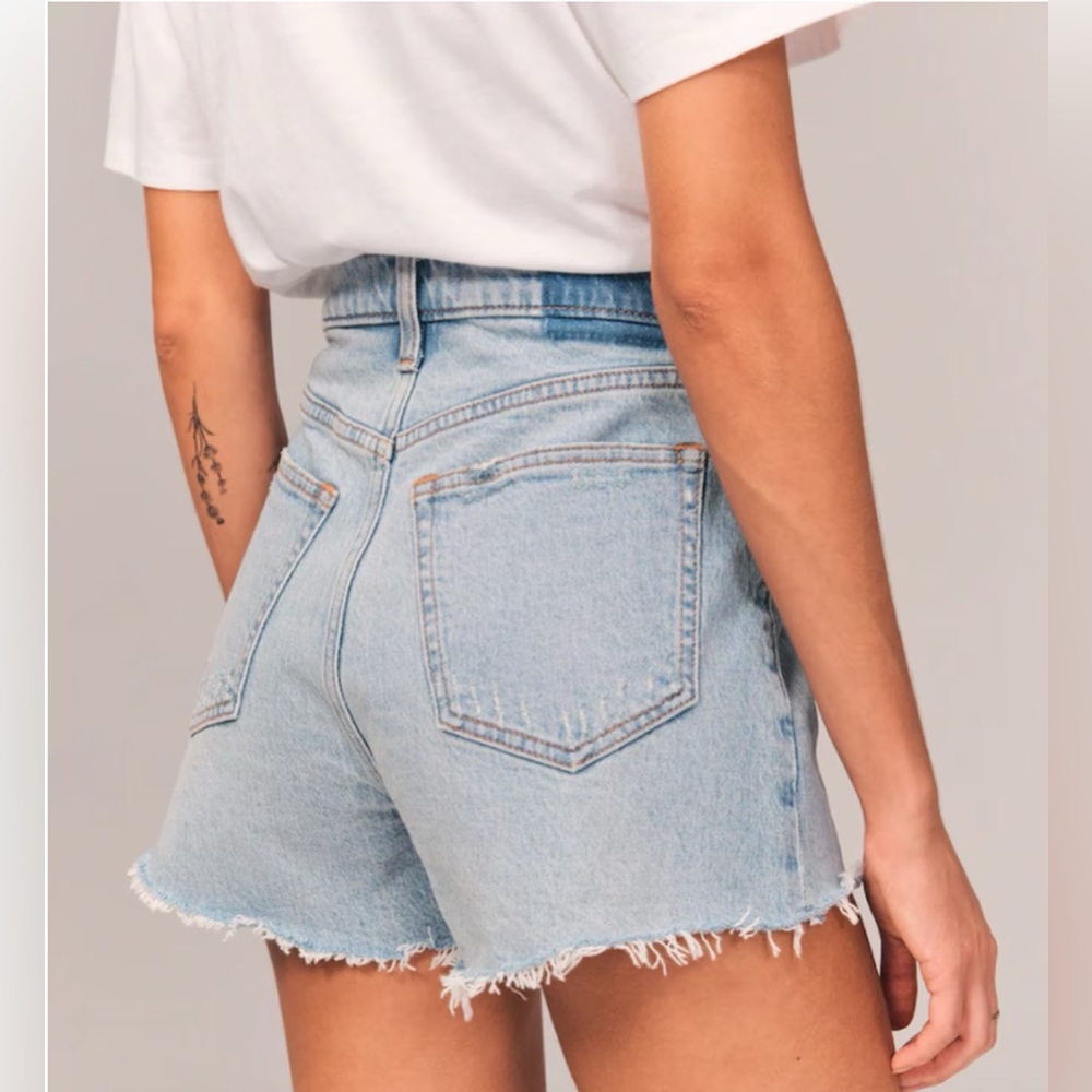 Abercrombie 90s Cutoff Denim Shorts